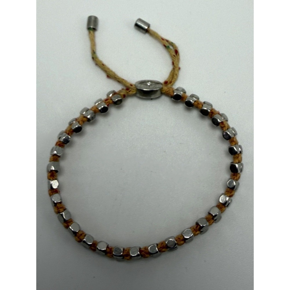 Fossil Pull String Ladies Bracelet‎ 8.75" Max Wrist Size Adjustable - Picture 3 of 4